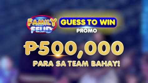 Sali na sa 'Guess To Win Promo' ng 'Family Feud'!.